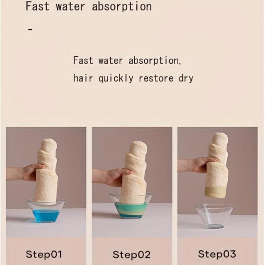 Soft Hair Drying Cap Quick drying Shower Cap Wiping Hair Towel Wrap Headscarf