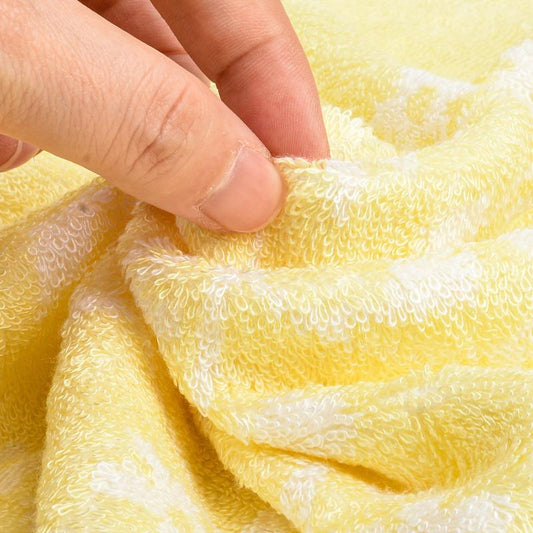 Soft Flower Pattern Bamboo Fiber Bath Towel