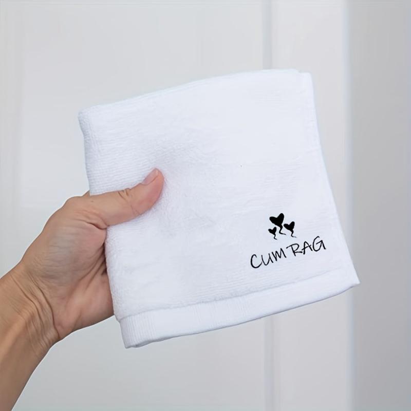 Embroidered Square Towel Romantic Washcloth Holiday Wedding Gift 30x30cm