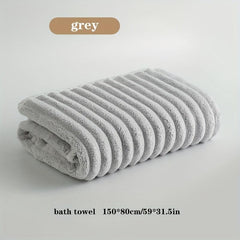 3pcs Microfiber Bathroom Towel Set Soft Strong Water Absorption Hair Towel