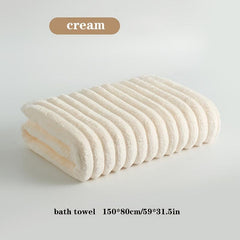 3pcs Microfiber Bathroom Towel Set Soft Strong Water Absorption Hair Towel