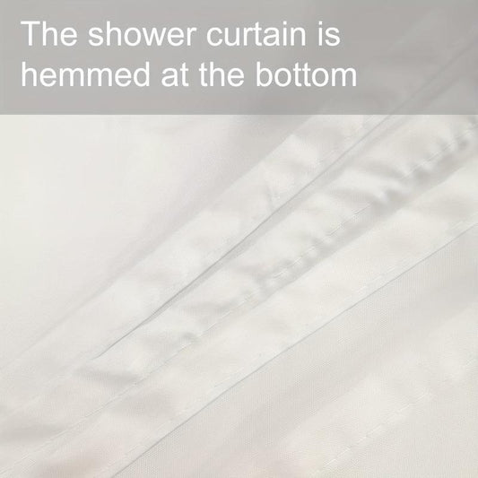 Waterproof Purple Lavender Flower Shower Curtain