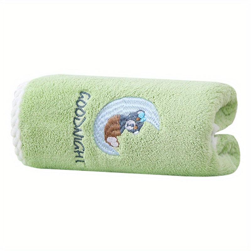 Embroidery Hand Towel Coral Fleece Quick-drying Soft Skin-friendly Face Towel