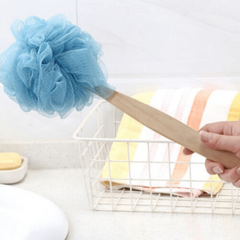 Long Handle Bath Brush Back Scrubber Shower Exfoliating Bath Ball