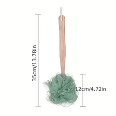 Long Handle Bath Brush Back Scrubber Shower Exfoliating Bath Ball