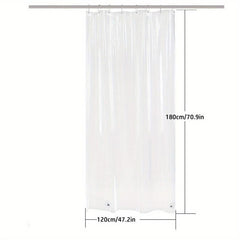 Waterproof Transparent Shower Curtain Mildew Proof Fabric Liner