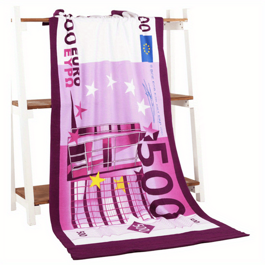 Printed Beach Towel Quick Drying Soft Absorbent Microfiber