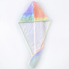 Thickened Quick Drying Turban Coral Velvet Shower Cap