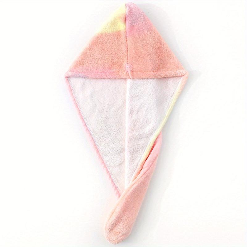 Thickened Quick Drying Turban Coral Velvet Shower Cap