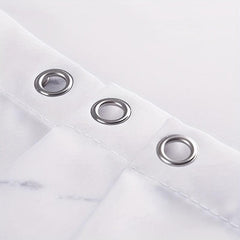 Marble Pattern Shower Curtain Waterproof Fabric Bath Curtain