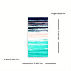 Striped Quick Dry Microfiber Large Beach Towel
