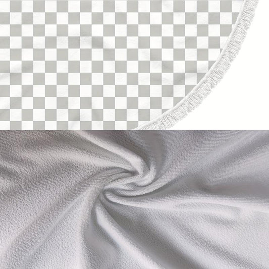 Plaid Printed Beach Mat With Tassels Edge Sun Protection Circular Shawl