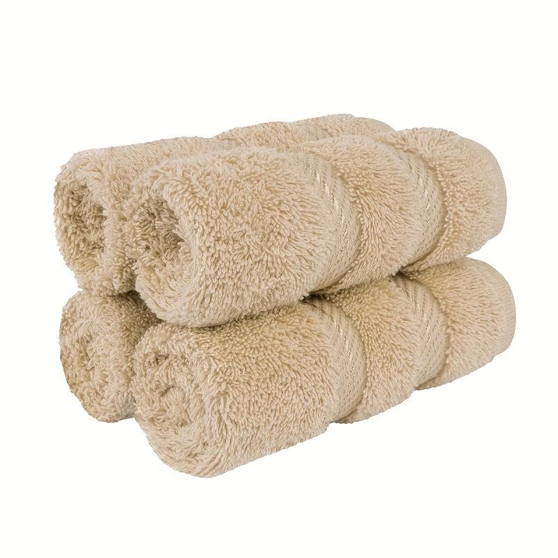 4pcs Cotton Washcloths Household Cleaning Rags Soft Absorbent Towel