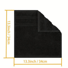 4pcs Cotton Washcloths Household Cleaning Rags Soft Absorbent Towel