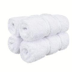 4pcs Cotton Washcloths Household Cleaning Rags Soft Absorbent Towel