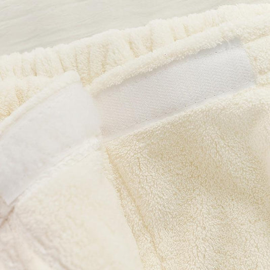 Dog Pattern Bathrobe for Women Quick Drying Adjustable Towel