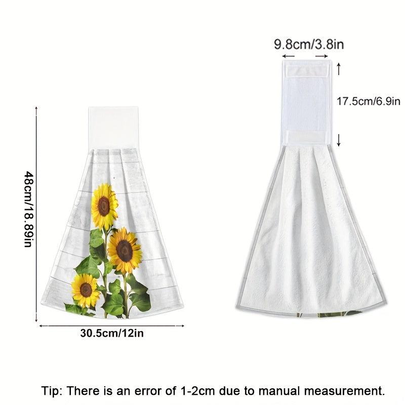 Sunflowers Hanging Towel for Farmhouse Decor
