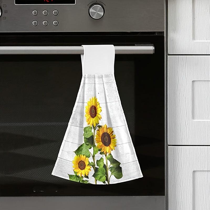 Sunflowers Hanging Towel for Farmhouse Decor