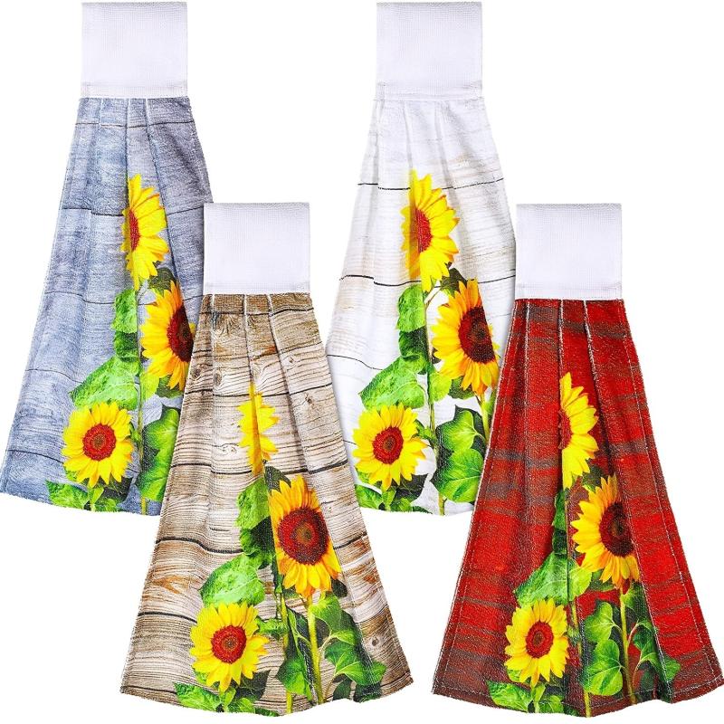 Sunflowers Hanging Towel for Farmhouse Decor