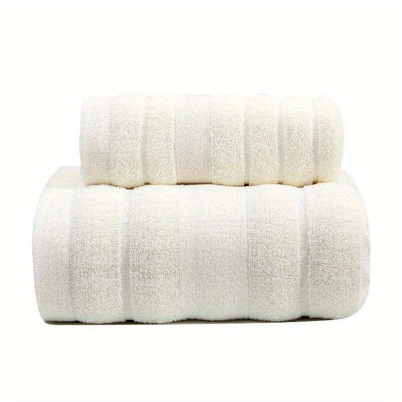 Soft Cotton Towel Set Quick Drying Absorbent Towels For Bathroom