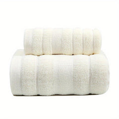 Soft Cotton Towel Set Quick Drying Absorbent Towels For Bathroom
