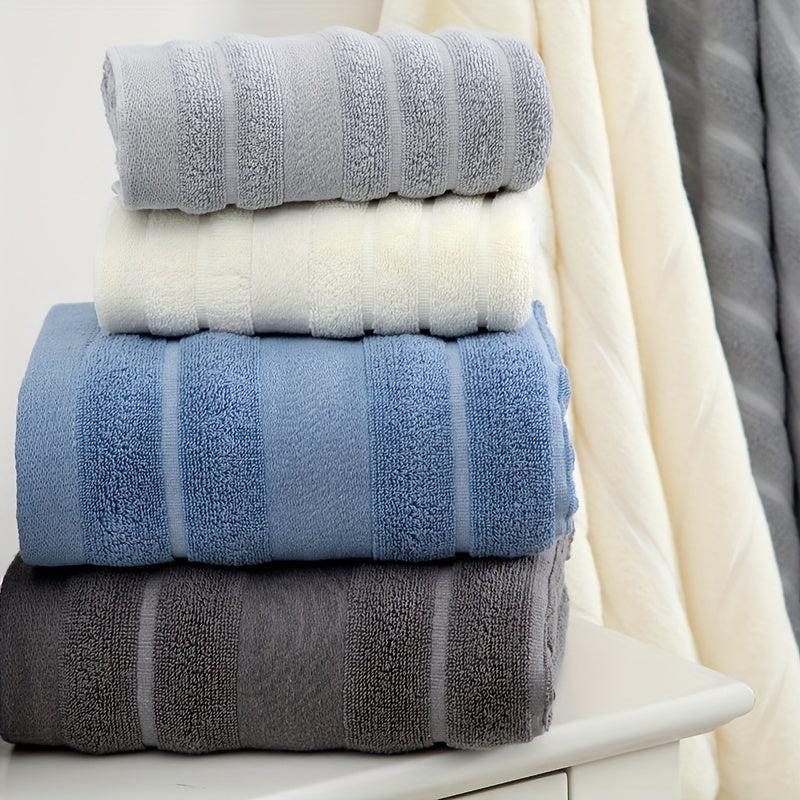 Soft Cotton Towel Set Quick Drying Absorbent Towels For Bathroom