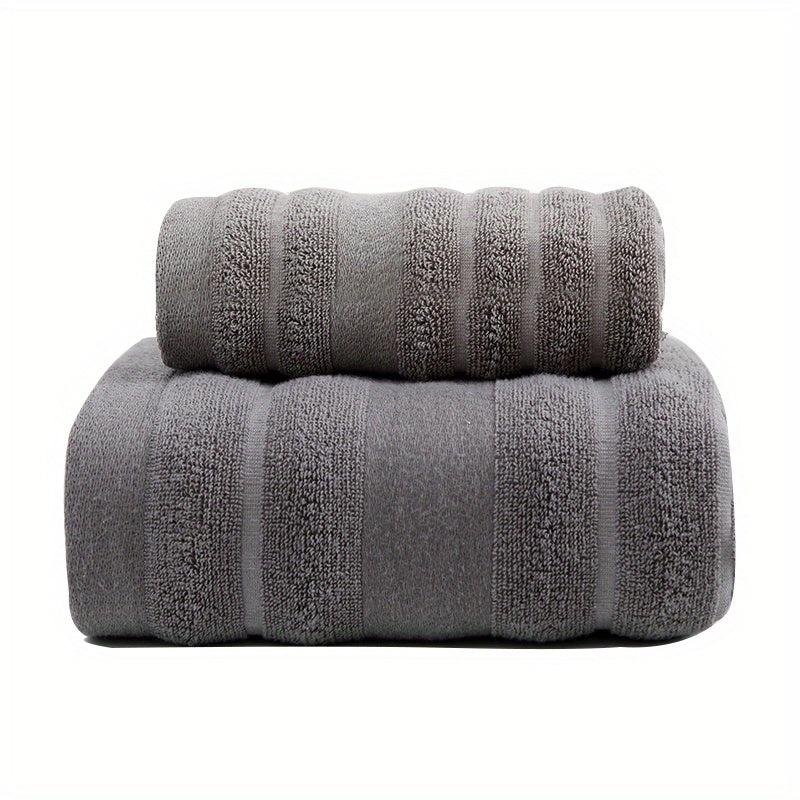 Soft Cotton Towel Set Quick Drying Absorbent Towels For Bathroom