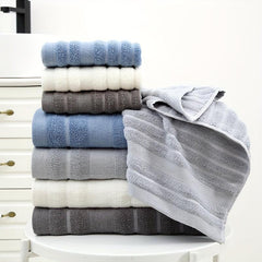 Soft Cotton Towel Set Quick Drying Absorbent Towels For Bathroom