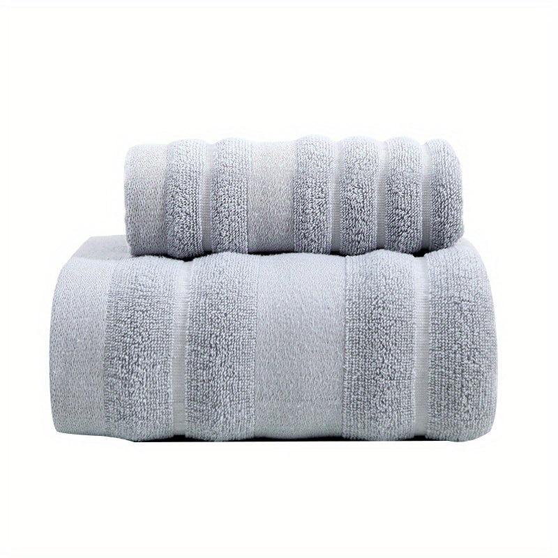 Soft Cotton Towel Set Quick Drying Absorbent Towels For Bathroom