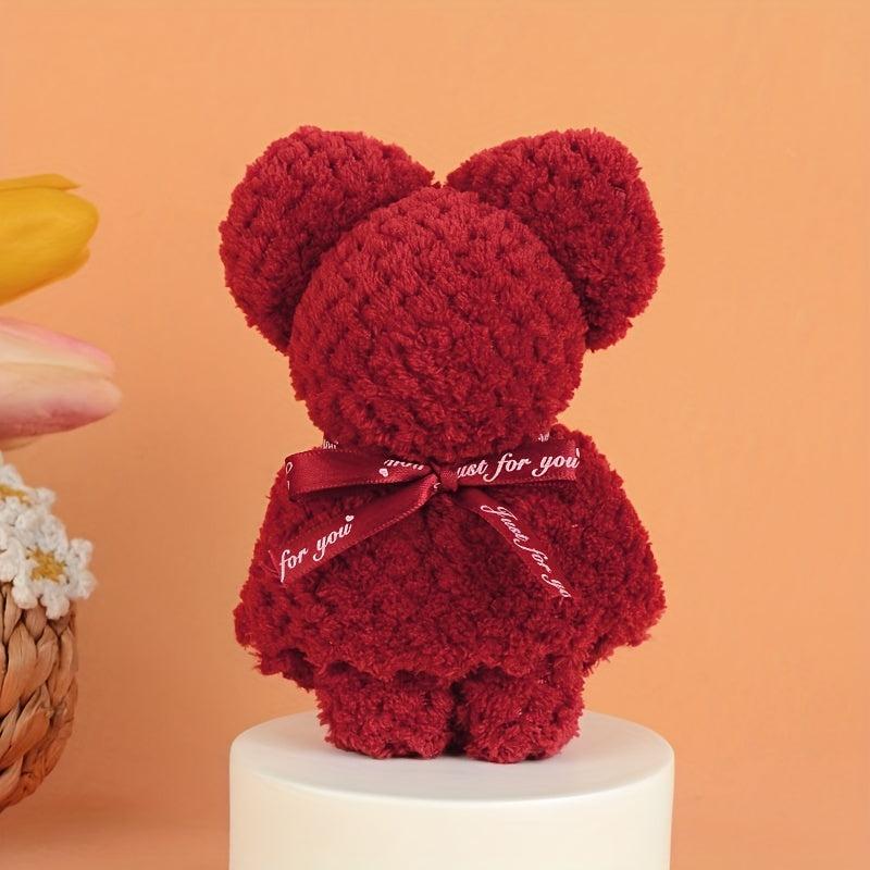 1pc Bear Towel Soft Washcloth Handkerchief for Home Bathroom Gift