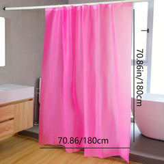 Pink Shower Curtain Waterproof And Mildew Proof Bathroom Decor 70 86in