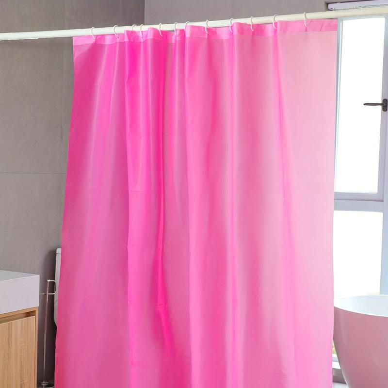 Pink Shower Curtain Waterproof And Mildew Proof Bathroom Decor 70 86in