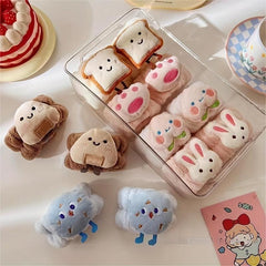 2pcs Cartoon Wrist Towels for Girls - Absorbent Wristbands for Face Washing