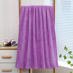 2pcs Solid Towel Set Soft Hand and Bath Towels, Absorbent for Bathroom