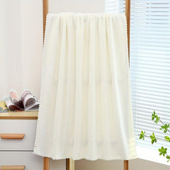 2pcs Solid Towel Set Soft Hand and Bath Towels, Absorbent for Bathroom