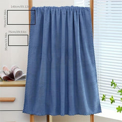 2pcs Solid Towel Set Soft Hand and Bath Towels, Absorbent for Bathroom
