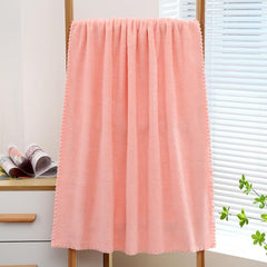 2pcs Solid Towel Set Soft Hand and Bath Towels, Absorbent for Bathroom