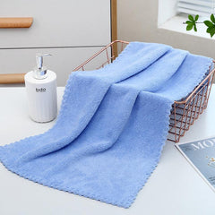 2pcs Solid Towel Set Soft Hand and Bath Towels, Absorbent for Bathroom