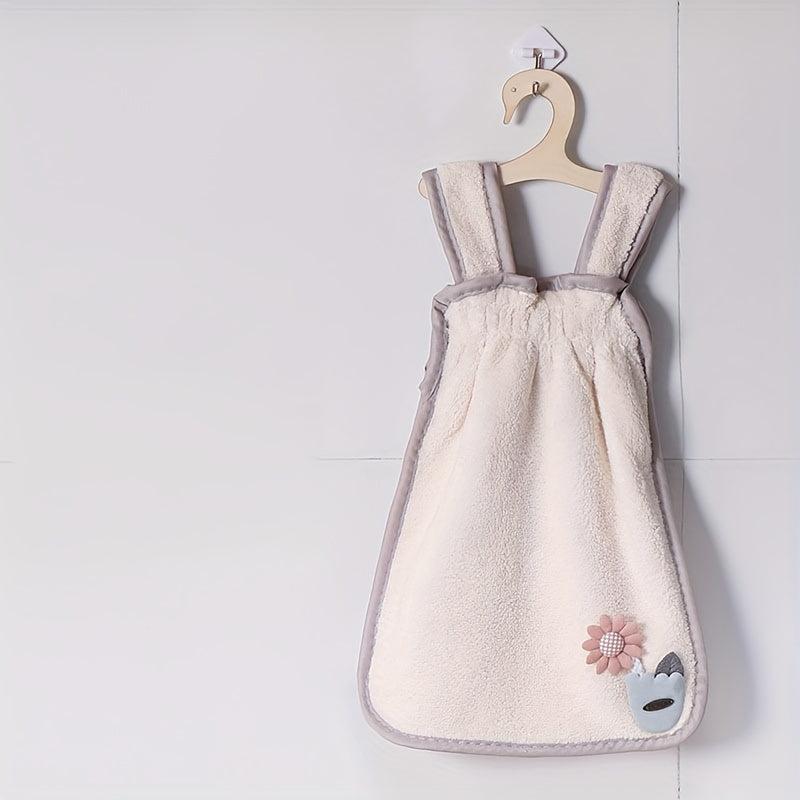 Soft Coral Velvet Hand Wipe Rag Towel Absorbent Soft Towel