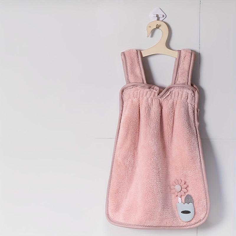 Soft Coral Velvet Hand Wipe Rag Towel Absorbent Soft Towel