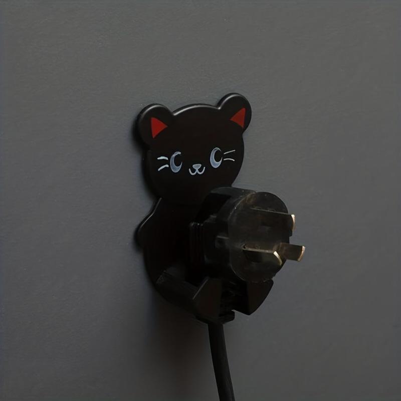 Cartoon Wall Mounted Plug Wire Holder