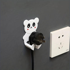 Cartoon Wall Mounted Plug Wire Holder