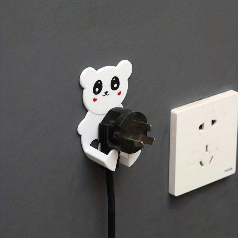 Cartoon Wall Mounted Plug Wire Holder