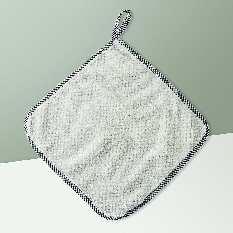Coral Fleece Fingertip Towel Absorbent Cleaning Rag