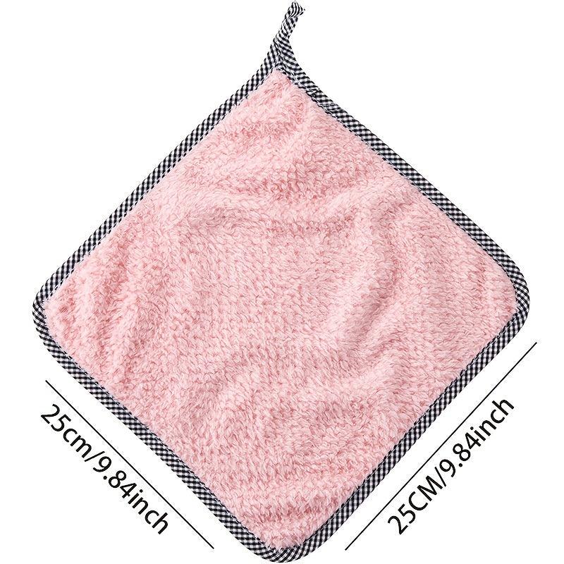 Coral Fleece Fingertip Towel Absorbent Cleaning Rag