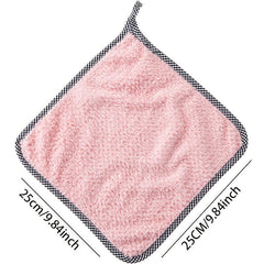 Coral Fleece Fingertip Towel Absorbent Cleaning Rag