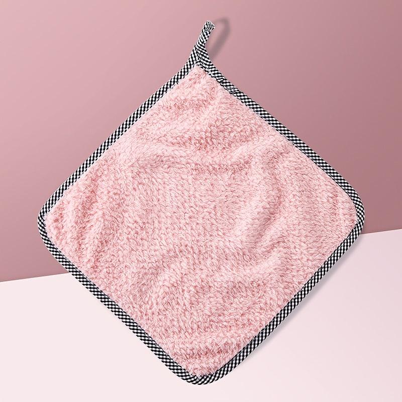 Coral Fleece Fingertip Towel Absorbent Cleaning Rag