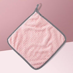 Coral Fleece Fingertip Towel Absorbent Cleaning Rag