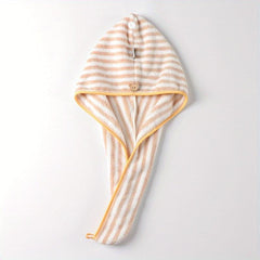 Soft Microfiber Hair Drying Cap Towel Absorbent Quick-drying Shower Cap