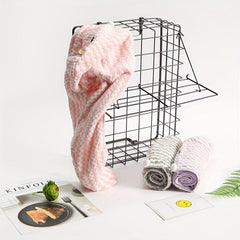 Soft Microfiber Hair Drying Cap Towel Absorbent Quick-drying Shower Cap